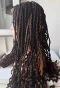 Perruque full lace wig tressée box braid avec baby hair - Brenda