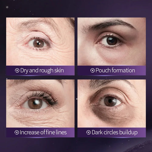 60pcs SADOER Grape Crystal Collagen Eye Mask Anti Dark Circles Under The Eyes Moisturizing Anti-Wrinkles Anti-Aging Eye Patches