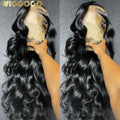 Wiggogo Body Wave Human Hair Wigs 30 40 Inch