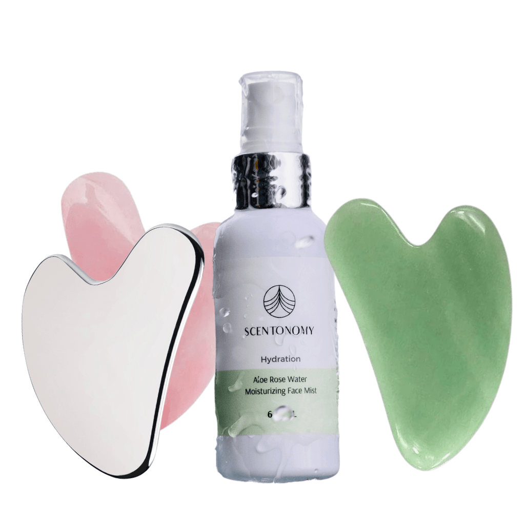 Aloe Rose Water Moisturizing Face Mist & Face Tool