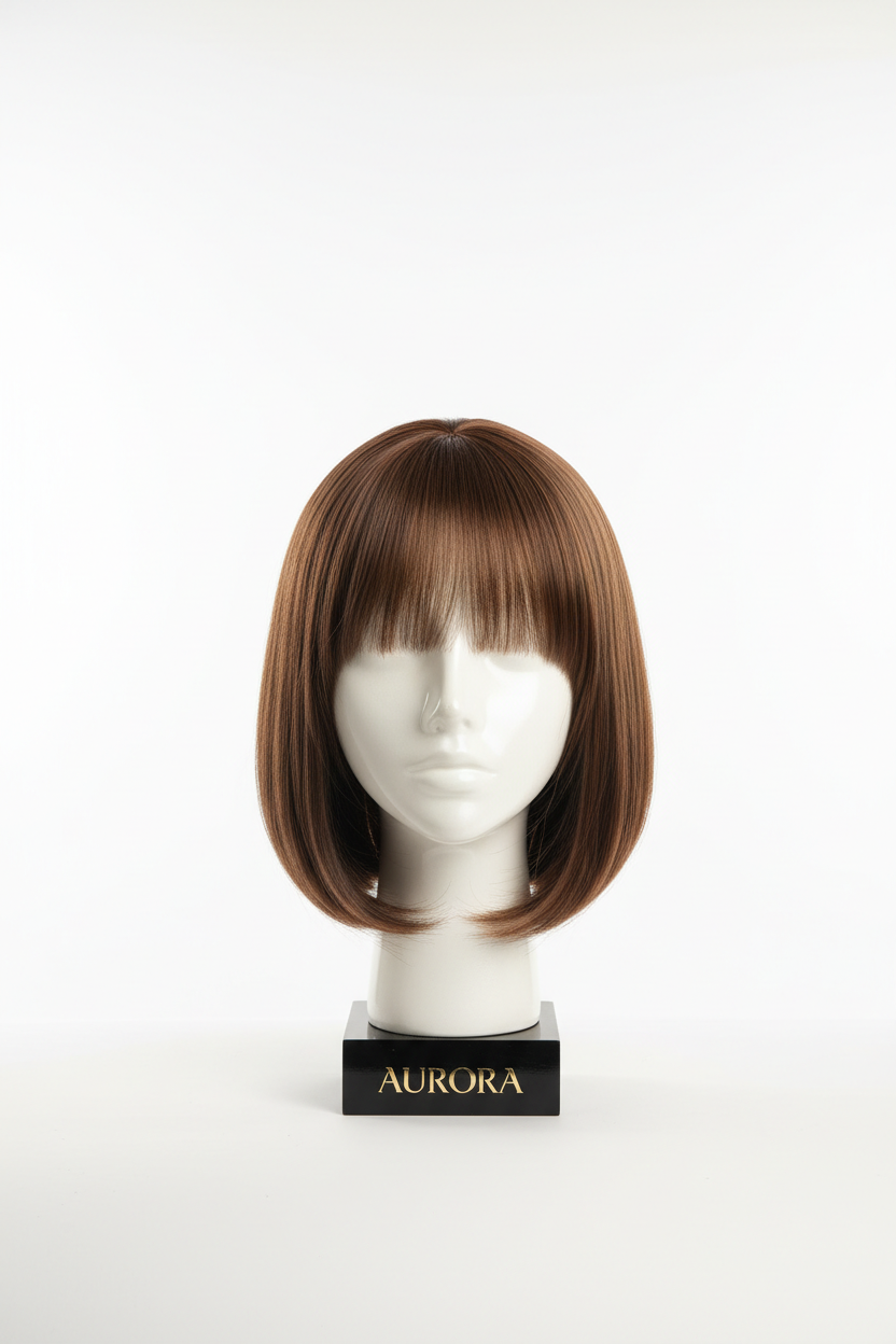 Short Straight Human Hair wig